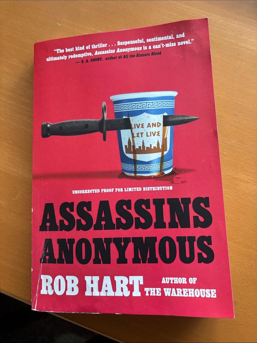 Assassins Anonymous — Red Paperback Book